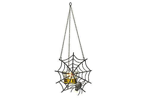 Portavotiva Telaraña Colgante

La única telaraña que querrás que tus invitados vean es esta. Incluye una araña magnética que se pegará en cualquier parte de la telaraña metálica. Cuélgala o ponla sobre una mesa.