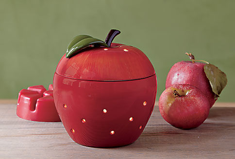 Difusor Eléctrico ScentGlow® Manzana

¡Diversión y fragancia para la cocina! Una jugosa manzana roja con una placa para calentar las pastillas Scent Plus™ Melts o aceite esencial que se vende por separado. Retira la tapa si deseas una fragancia más intens
